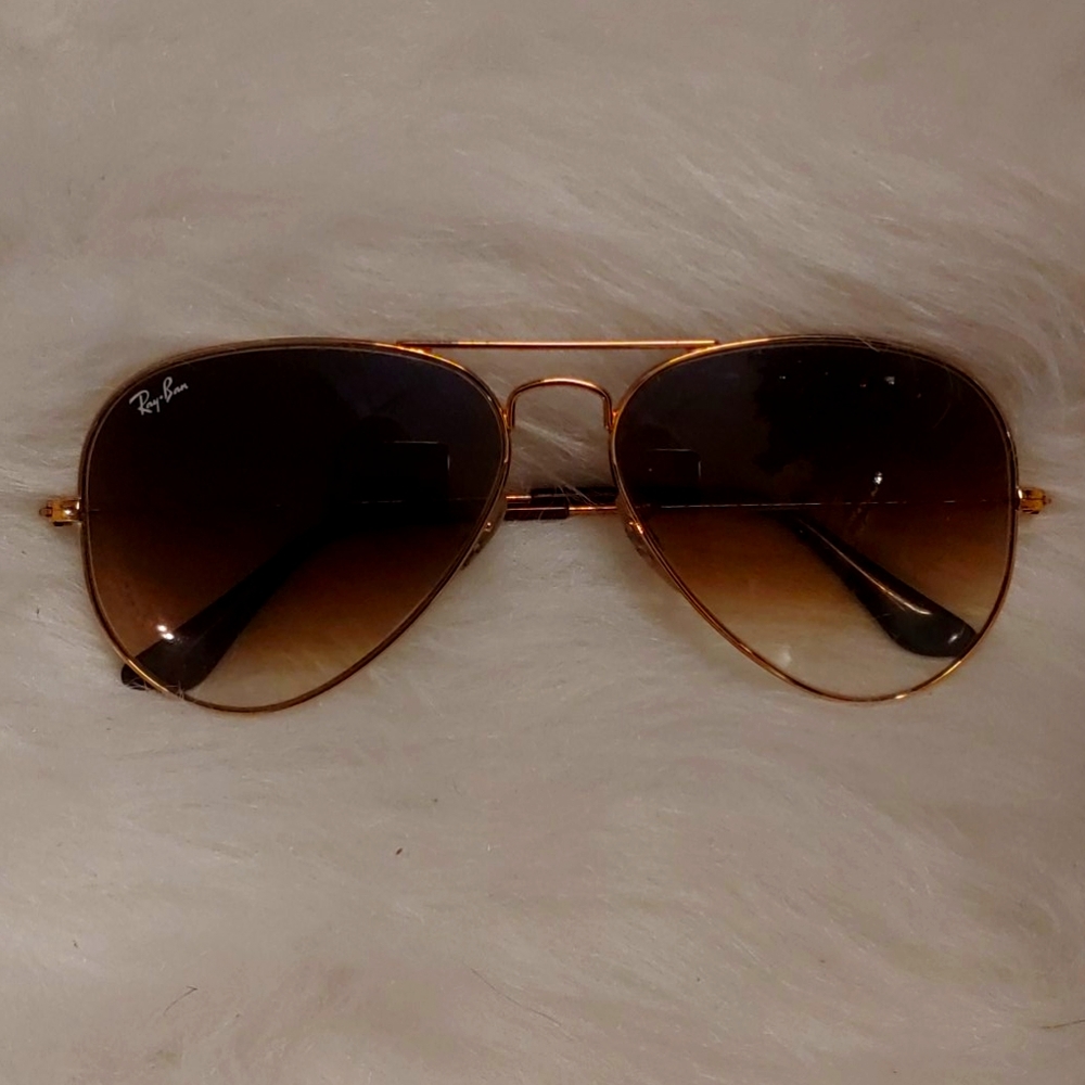 Ray Ban Gradient Aviator Sunglasses